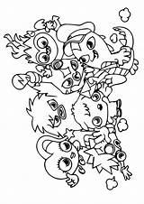 Moshi Monsters Coloring Pages Books Printable sketch template