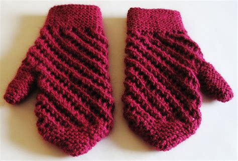 raspberry scarf  mittens