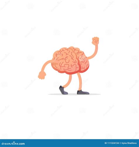 brain illustration mind concept drawing stock vector illustration