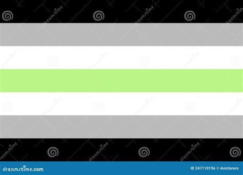 agender pride flag background symbol of agender community stock vector