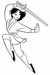 Mulan Pages sketch template