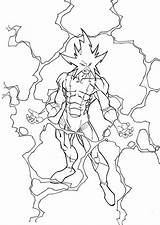 Electro Coloring Pages Marvel Comics Kids Printable sketch template