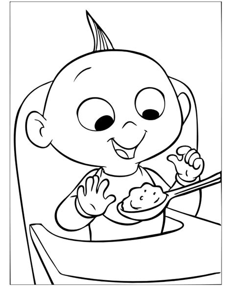 jack jack parr eating coloring page  printable coloring pages