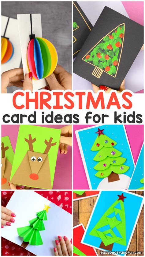 diy homemade christmas card ideas easy peasy  fun