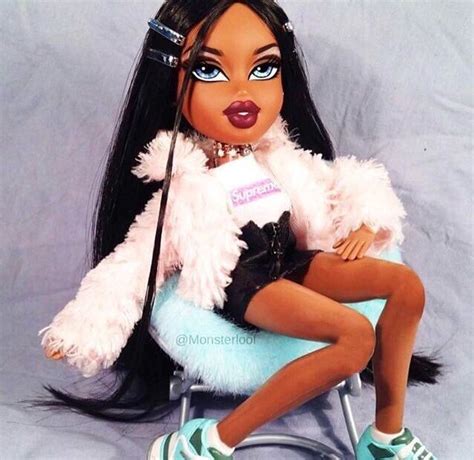bratz doll makeup bratz doll outfits doll aesthetic bad girl aesthetic american girl black