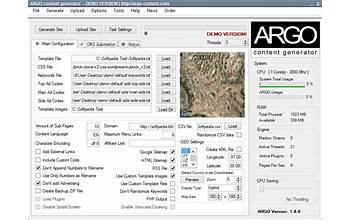 ARGO Content Generator screenshot #0