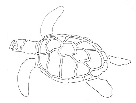 simple sea turtle drawing  getdrawings
