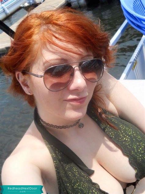 sexy redhead on the dock redhead next door photo gallery