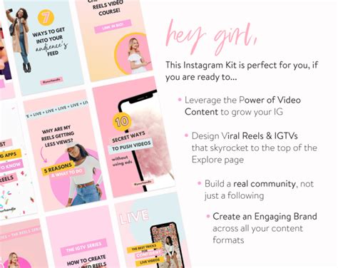 reels igtv instagram video kit  social boutique