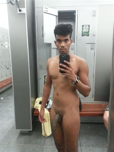 indian guy flashing big uncut cock in locker room my own private locker room
