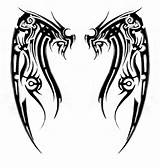 Tribal Designs Tattoo Wings Tattoos Clipart Wing Cool Clip Firefox Stencils Deviantart Artwork Back Library Tatoo Stencil Symbols Angel Silhouette sketch template