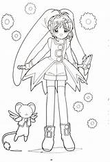 Sakura Coloring Cardcaptor Card Pages Captor Book Chibi Colorare Da Cute Disegni Printable Tumblr Ccs Carte Adesivi Libri Dbz Schizzi sketch template