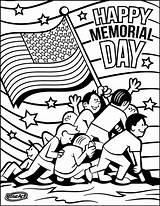 Memorial Coloring Pages Printable Happy Flag Drawing Kids Sheets Adult Sheet Toddlers Crafts Color Getdrawings Activities Allegiance Pledge Print History sketch template