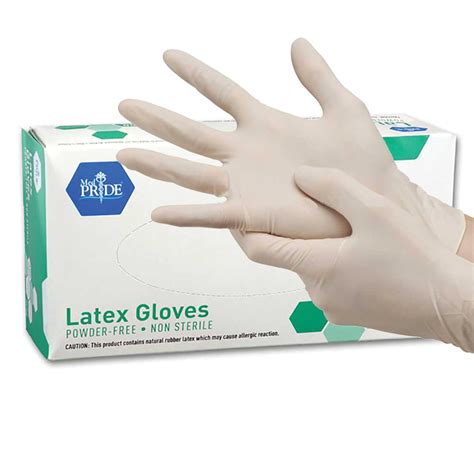 powder  latex gloves
