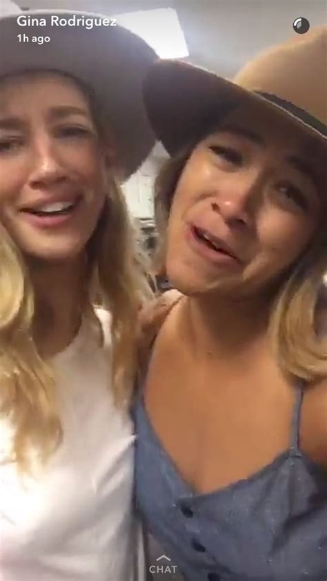 jane the virgin season 3 cast snapchat pictures august 2016 popsugar