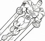 Superman Coloring Pages Color Popular Super Strong sketch template
