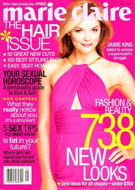 Marie Claire May 2003 Jaime King Addict To Actress A Supermod