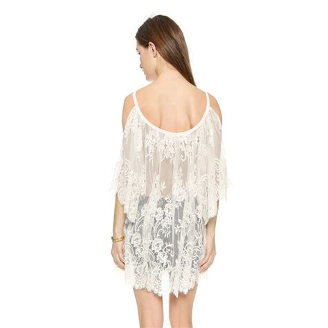 sexy see through lace off the shoulder blouse tops n12739