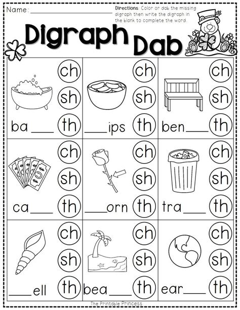 st pactrick s day freebie packet from the printable princess addition subtraction silent e