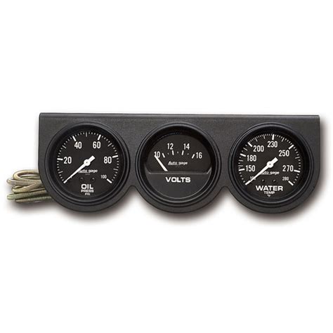 autometer  auto gage  gauge console oilvoltwater