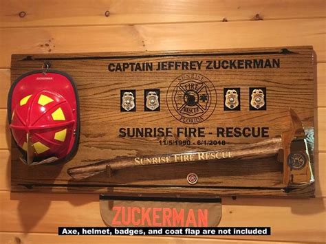 firefighter axe helmet wall display   wall