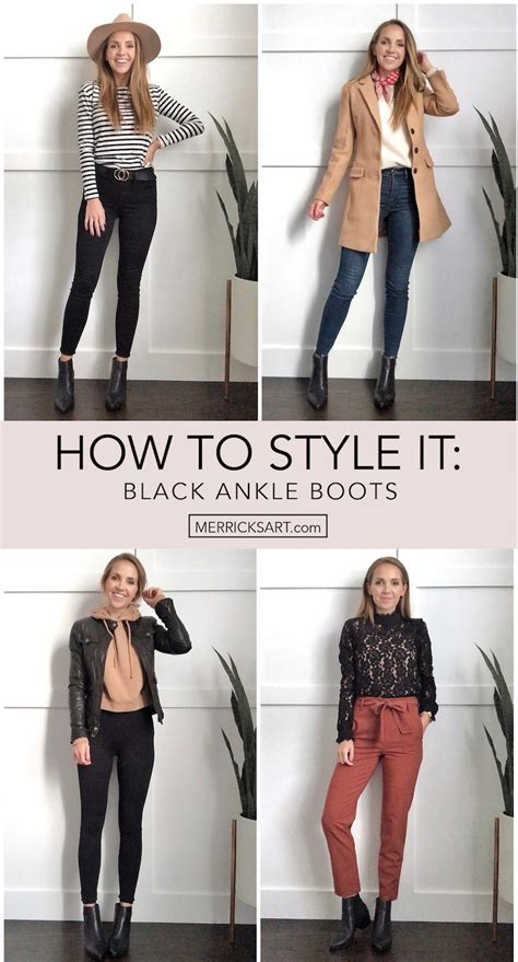 how to style black ankle boots postureinfohub