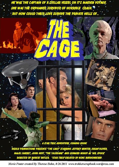 New Art Series — Star Trek Tos As Movie Posters Poster 1– “the Cage