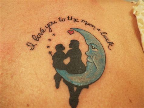 i love you to the moon and back tattoo by beth potter