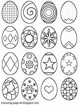 Easter Egg Eggs Coloring Drawing Printable Colouring Pages Designs Drawings Kids Multiple Line Sheet Patterns Symbol Hatching Colour Abstract Outline sketch template