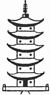 Pagoda Draw Cartoon Drawing Japanese Step Temple Drawings Easy Simple Chinese Drawinghowtodraw Steps Asian Tutorials Tutorial 2d Chinoiserie Then Choose sketch template