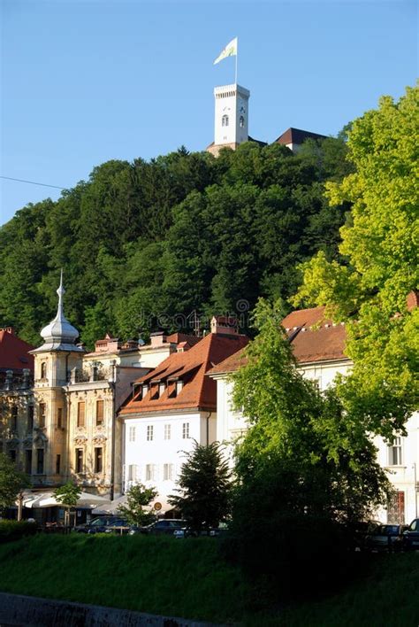 ljubljana castle stock image image  fortress landscape