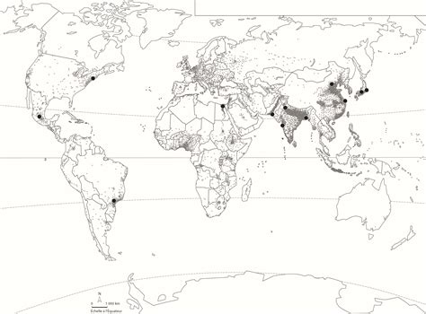 carte monde vierge  imprimer carte des continents  des oceans plat