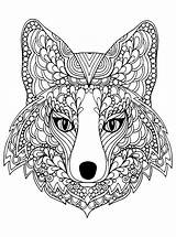 Coloring Animal Pages Detailed Adults Printable Mandala Color Getcolorings Sheet Print sketch template