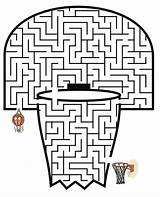 Maze Mazes Printable Kids Basketball Puzzles Coloring Pages Clipart Search Activities Crafts Printables Shaped Tons Print Google Worksheets Fun Hard sketch template