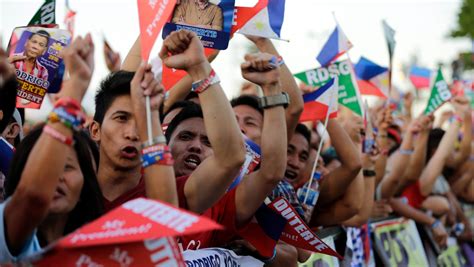 filipino trump leads  philippines presidential campaign