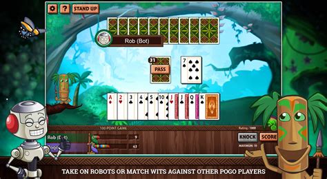 jungle gin hd  multiplayer card game club pogo