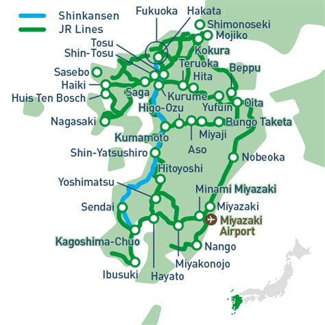 all kyushu area pass buy now japan rail pass