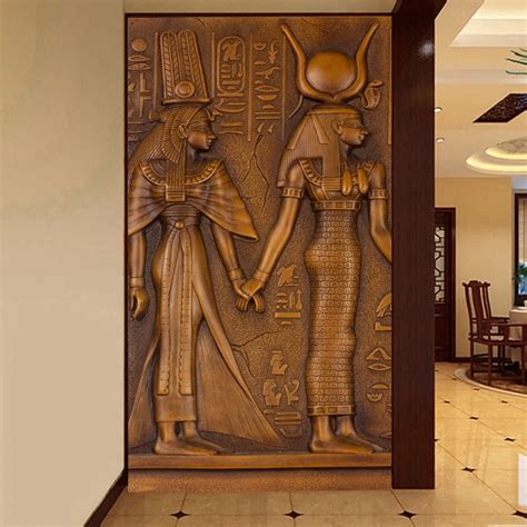 Custom Modern Art Wall Painting For Living Room 3d Ancient Egyptian