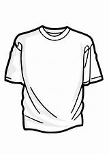 Shirt Cartoon Coloring Clip Drawing Pages Clipart Color Large Printable sketch template