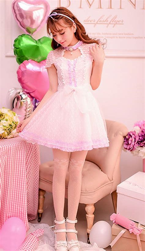 Japanese Sweet Lace Lilac Fairy Dress Kawaii Dress