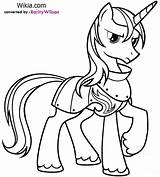 Coloring Pony Pages Little Armor Shining Cadence Princess Mlp Unicorn Printable Clipart Boy Chrysalis Queen Color Sheets Print Sparkle Cadance sketch template