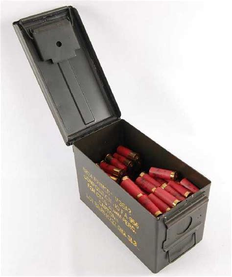 Ammo Box Full Of Winchester 12ga 2 3 4 In Shotgun