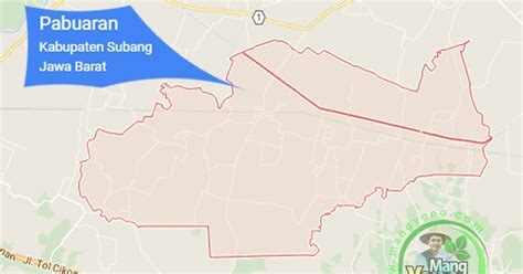 kecamatan pabuaran kabupaten subang jawa barat