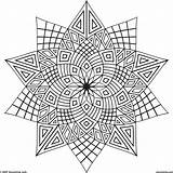 Coloring Pages Geometric Adults Printable Colouring Print Adult Adorable Color Sheets Mandala Designs Star Patterns Awesome Kids Colored Girls Flowers sketch template