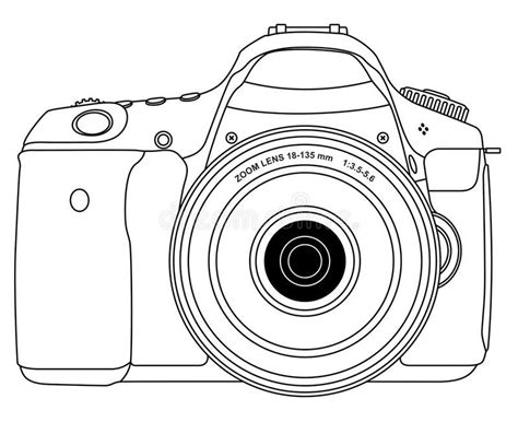 photo camera outline view isolated affiliate camera photo