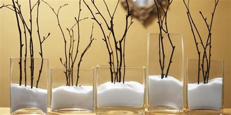 Floor Vases With Branches And Salt