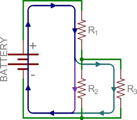 series circuit schematic diagram series  parallel circuits electronic circuit projects