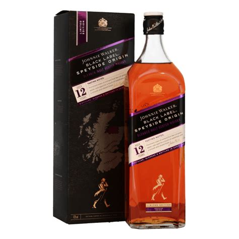 johnnie walker black label speyside origin  litre whisky   wine cellar uk