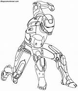 Iron Man Coloring Pages Hulkbuster Template sketch template
