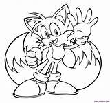 Sonic Tails Coloring Pages Getdrawings sketch template